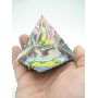 Enfeite Pirâmide Cristal Iyn Yang Decoração Coleção Energia