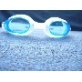 Óculos Natação Azul Adulto Proteção Uv Azul C Branco