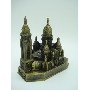 Miniatura Basilica Sagrado Coração Paris Metal Enfeite Luxo