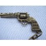 Chaveiro Mini Revolver Ventilado Gun Militar Vintage