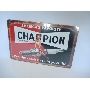 Placa Metal Vela Champion Carro Vintage 30x20cm