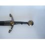 Espada Adaga Black Prince 48cm Templaria Medieval Ke5573