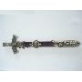 Espada Medieval Templária Aço Cruzadas Santo Graal Kcc239