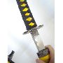 Espada 2 Peças Samurai Katana Japones Dragão Amarelo
