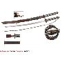 Espada Samurai Corrente 100cm Aço Oriental Katana