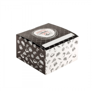 Box | Embalagem para Hambúrguer Artesanal GRANDE O SABOR DA VIDA