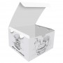 Box | Embalagem para Hambúrguer PEQUENO BRANCO E PRETO - 500 Unidades