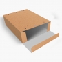 Caixa| Embalagem para Delivery 4 Churros KRAFT - 100 unidades