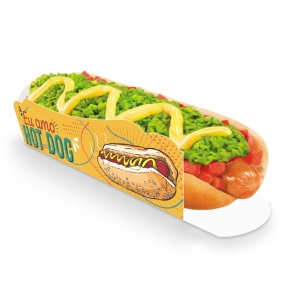 Caixa | Embalagem para Hot Dog 19cm AMARELO