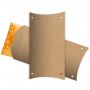 Caixa | Embalagem para Pastel Delivery KRAFT 21cm