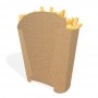 Caixinha | Embalagem para Batata Frita KRAFT - 100 unidades