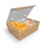 Delivery | Box para Combos (Hambúrguer e Batata Frita) MÉDIO KRAFT