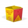 Delivery | Embalagem Box para Yakisoba AMARELO PEQUENO 500ml