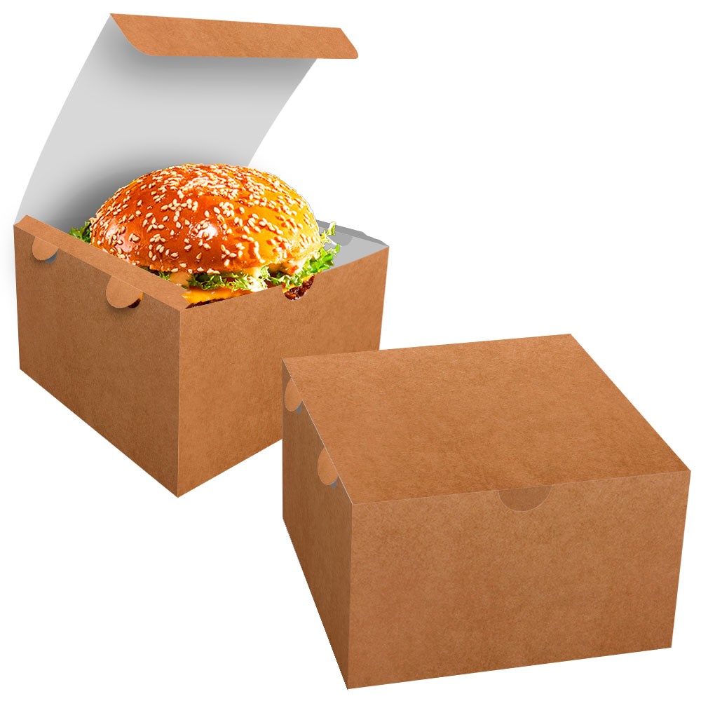 Box | Caixa para Lanches ou Hambúrguer GRANDE KRAFT