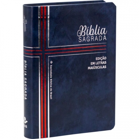 Bíblia Sagrada Letras Maiúsculas | NTLH | Azul