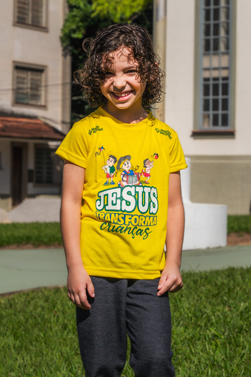 Camisa infantil Jesus Transforma