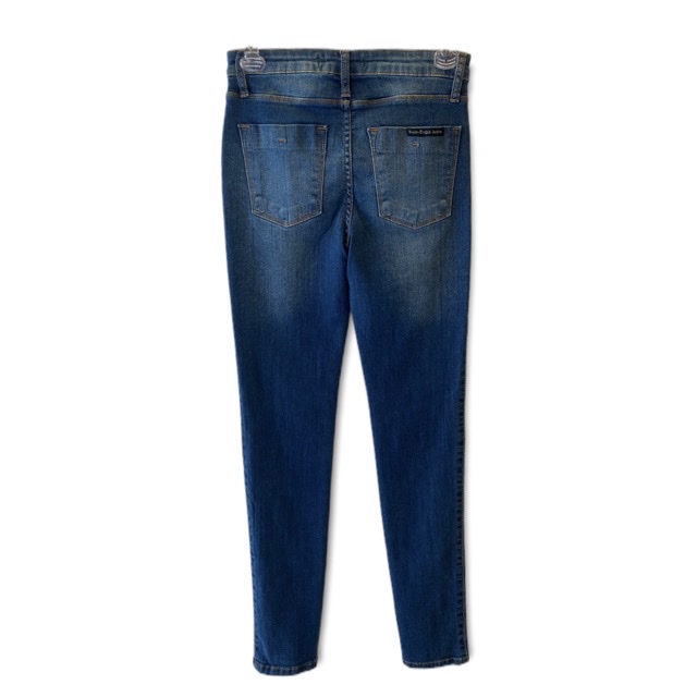 Calça Jeans Skinny blue jeans escuro