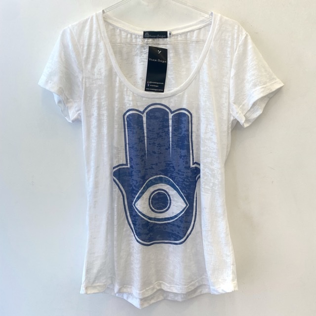 Camiseta devorê mão azul