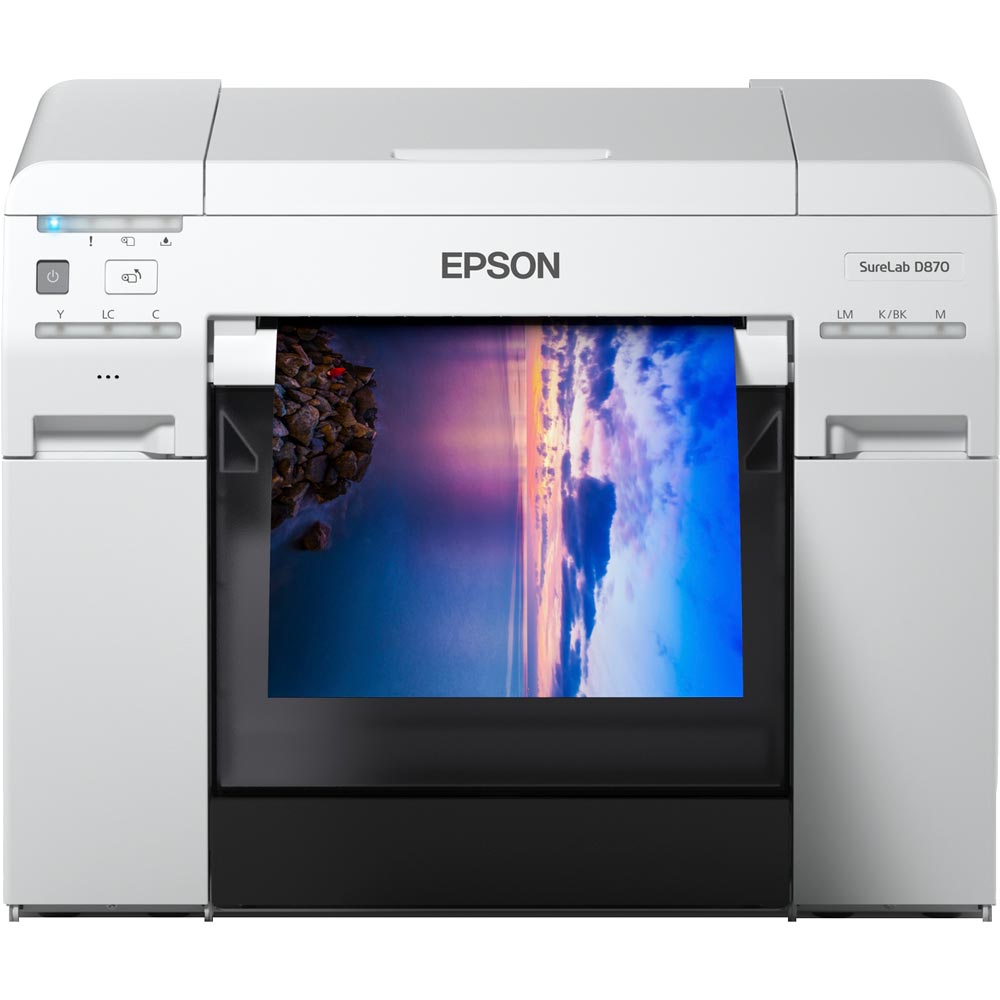 Minilab Impressora de Fotos Epson Surelab D870 Com Kit de Cartuchos