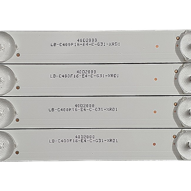 KIT 4 BARRAS LED PHILCO PH40U21DSGW LB-C400F16-E4-C-G31-XRD1