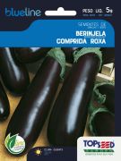 Sementes de Berinjela Comprida Roxa 5g - Topseed Blue Line