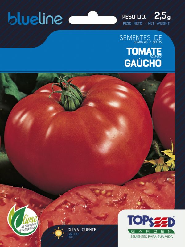 Sementes de Tomate Gaúcho 2,5g - Topseed Blue Line - Foto 0