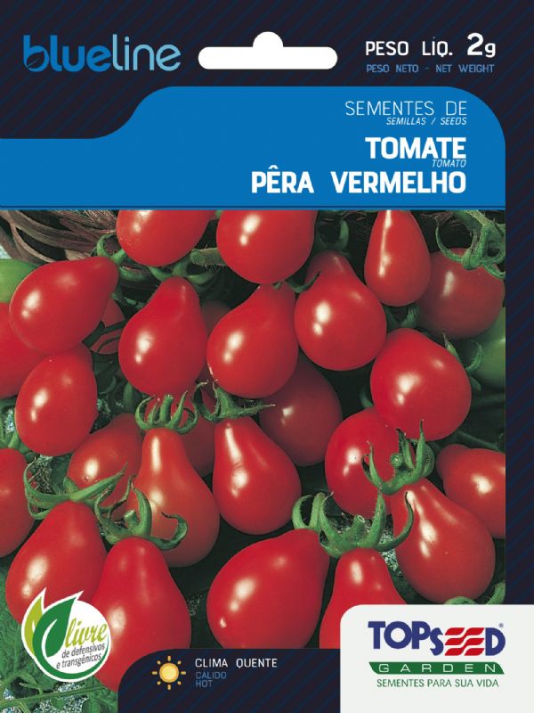 Sementes de Tomate Pêra Vermelho 2g - Topseed Blue Line - Foto 0