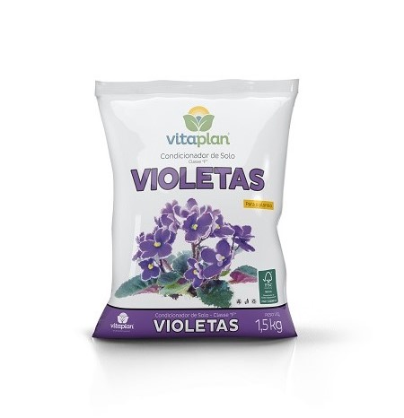 Condicionador de Solo para Violetas 1,5kg Vitaplan - Foto 0