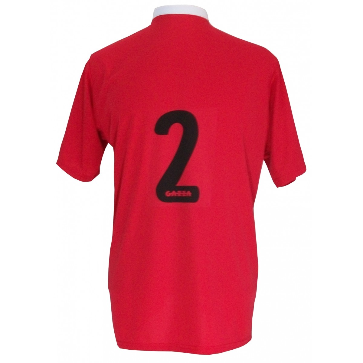 Uniforme Esportivo com 14 camisas modelo PSG Vermelho/Preto/Branco + 14 calções modelo Madrid + 1 Goleiro + Brindes