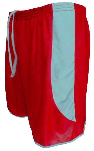 Uniforme Esportivo com 12 camisas modelo City Vermelho/Branco + 12 calções modelo Copa + 1 Goleiro + Brindes