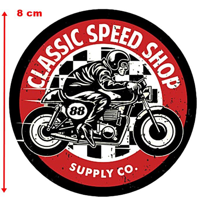 Adesivo Classic Speed Shop - Unidade  - Race Custom