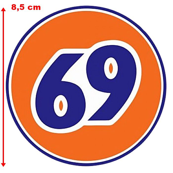 Adesivo Logo 69 - Unidade