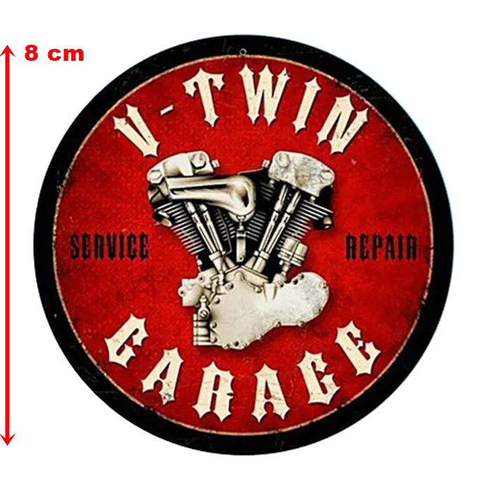Adesivo V-Twin Garage - Unidade