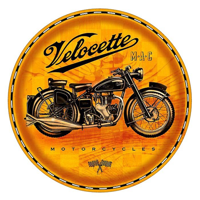 Adesivo Velocette Motorcycles - Unidade  - Race Custom