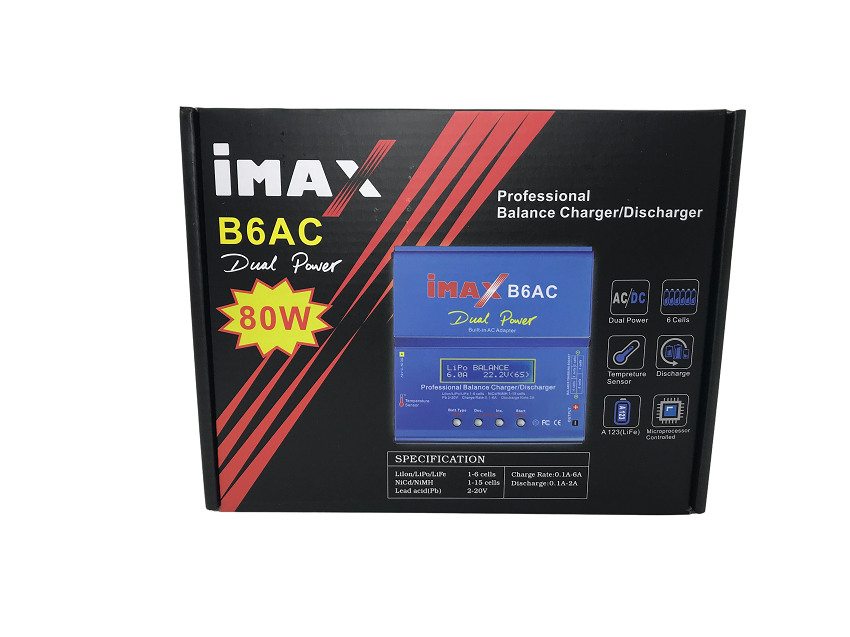 Carregador de Bateria IMAX B6AC  - MAB AIRSOFT