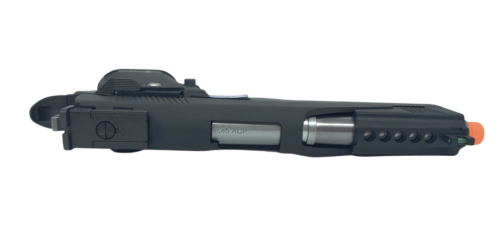 Pistola Airsoft WE Hi-Capa 5.1 A Black Dragon GBB Full Metal Preta - Calibre 6 mm  - MAB AIRSOFT