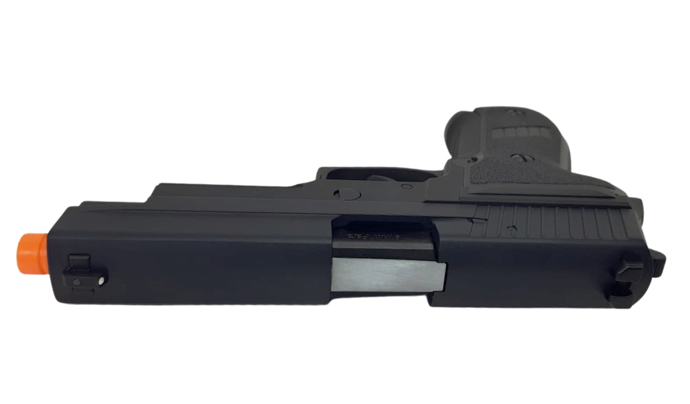 Pistola Airsoft WE Sig Sauer P226 Tactical GBB Full Metal Preta - Calibre 6 mm - MAB AIRSOFT