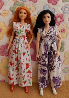Conjunto de pantalona e blusa para Barbie  - CANTINHO DA MANDINHA