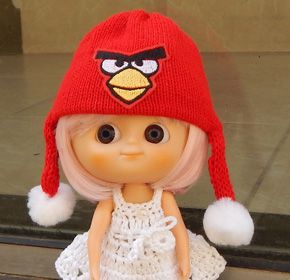 Touca Angry Birds para MMC - CANTINHO DA MANDINHA