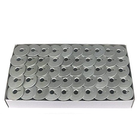 Carretilha de Alumínio para Máquina de costura Reta industrial - Caixa com 100 Bobinas