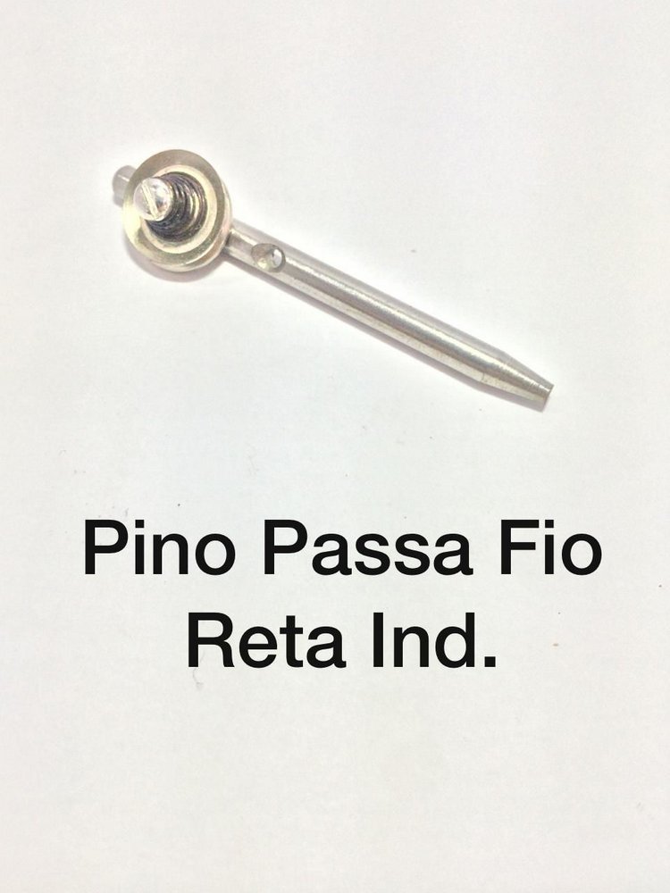 Pino Guia / Passa fio 1 Furo com Molinha da Reta Industrial