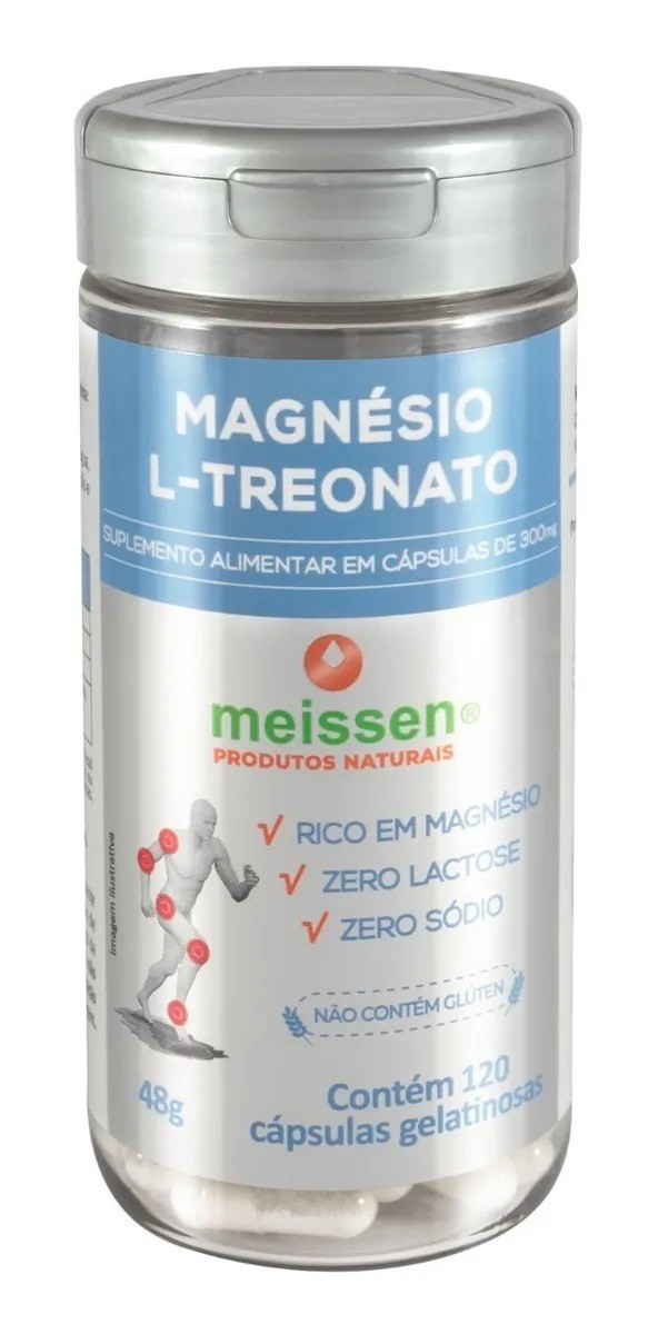 MAGNÉSIO L-TREONATO 300mg 60 cápsulas – Meissen