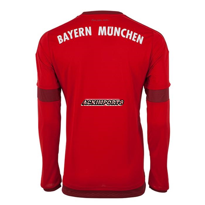 Camiseta Manga Longa Bayern 2015/2016 - AGAIMPORTADOS