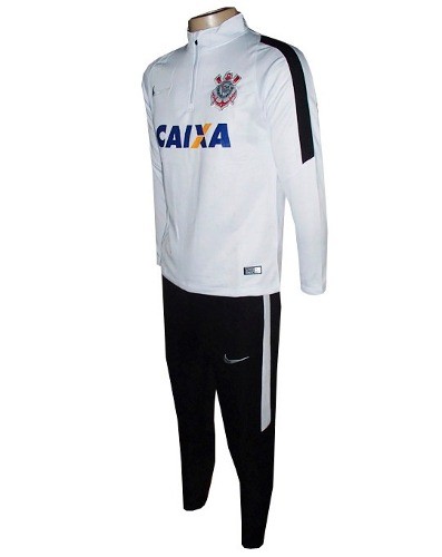 Agasalho Corinthians Branco de Treino Nike - AGAIMPORTADOS
