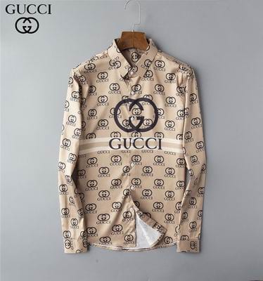 Camisa Social Masculina Gucci - AGAIMPORTADOS