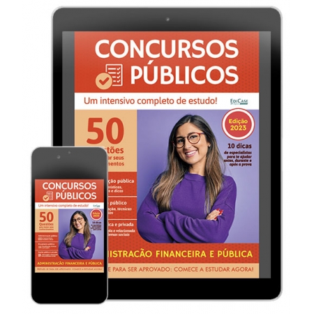 Apostilas Concursos Públicos 2023 Ed. 03 - Administração Financeira e Pública - PRODUTO DIGITAL (PDF)