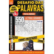 Desafio das Palavras Ed. 17 - Fácil/Médio - Letras Grandes - Crimes Inusitados
