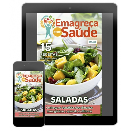 Emagreça Com Saúde Ed. 09 - Saladas - *PRODUTO DIGITAL (PDF)