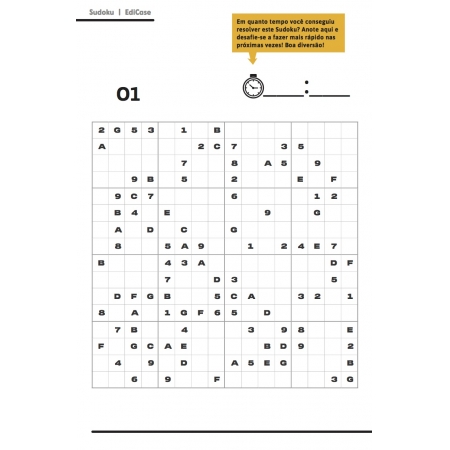 Livro Sudoku Ed. 20 - Muito Difícil - Só Super Desafio - Com Letras e Números  85 Jogos