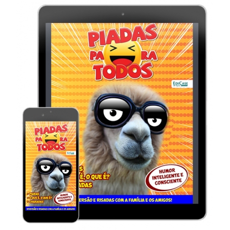 Piadas Para Todos Ed. 68 - Humor Inteligente e Consciente  - PRODUTO DIGITAL (PDF)